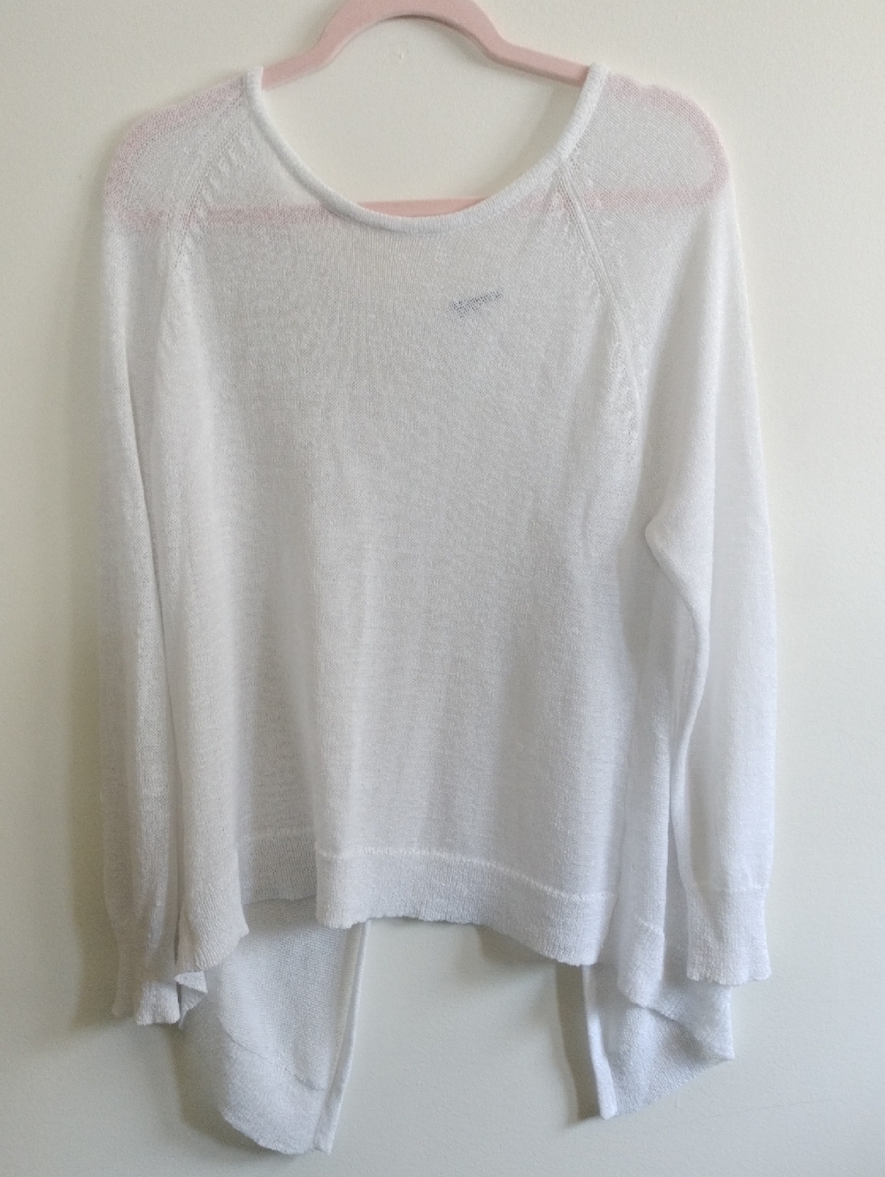 Lightweight White Knit Sweater. Priced To Sell